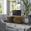 vidaXL Mobile Porta TV Rovere Fumo 80x34x36 cm in Legno Multistrato