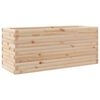 vidaXL Fioriera da Giardino 110x40x46 cm in Legno Massello di Pino