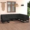 vidaXL Set Salotto Giardino 7 pz Cuscini Antracite Legno Massello Pino