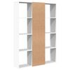 vidaXL Libreria/Divisorio Bianco 100x24x140 cm in Legno Multistrato