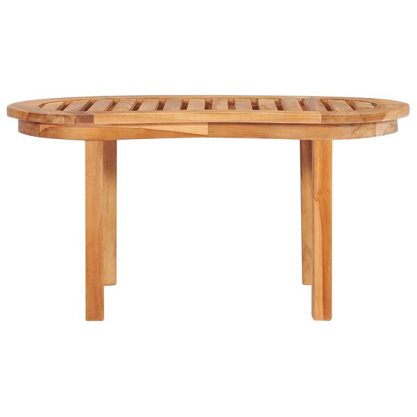 vidaXL Tavolino da Salotto 90x50x45 cm in Legno Massello di Teak