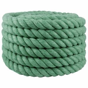 vidaXL Corda di Juta 40 mm Verde 100% juta Tossa