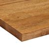 vidaXL Piano per Tavolo 70x70x3,8 cm Quadrato Legno Massello di Mango