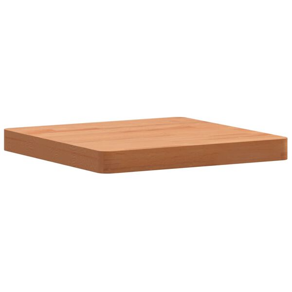 vidaXL Piano per Tavolo 40x40x4 cm Quadrato Legno Massello di Faggio