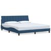 vidaXL Giroletto senza Materasso Hanko Blu 180x200 cm in Tessuto