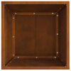 vidaXL Focolare Marrone 40 x 40 x 35 cm Acciaio