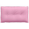 vidaXL Cuscino per Schiena Rosa 80 x 19 x 50 cm Tessuto