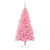 vidaXL Albero di Natale con 150 LED con supporto Rosa 150 cm PVC