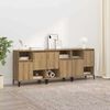 vidaXL Sideboards 3 pcs Rovere artigianale 60 x 35 x 70 cm