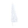 vidaXL Set Albero Natale Artificiale a Met&agrave; LED Palline Bianco 120cm