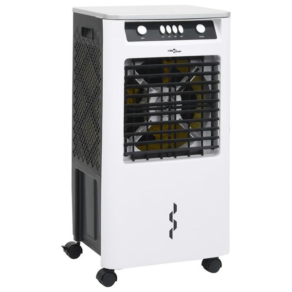 vidaXL Condizionatore d'Aria Mobile Nero e Bianco 73x38x30,5 cm 80 W