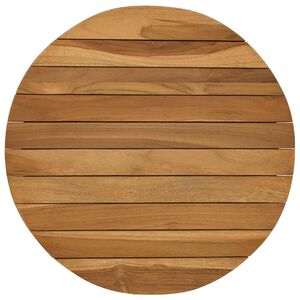 vidaXL Piano del tavolo &Oslash; 40 x 3,5 Rotondo Legno di teak solido