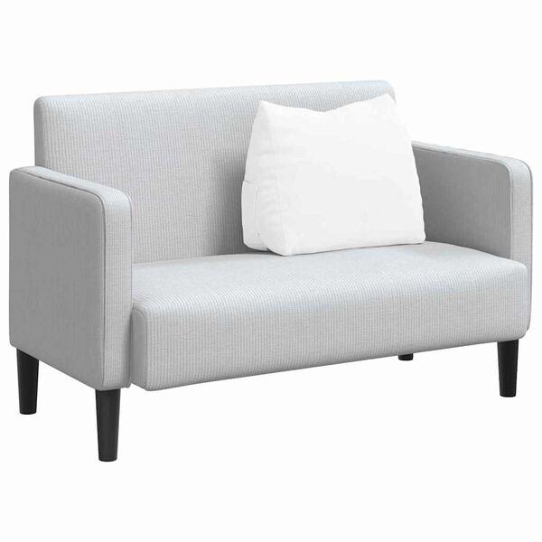 vidaXL Cuscino per Schiena Bianco 60 x 20 x 50 cm Tessuto