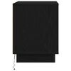 vidaXL Armadio da Notte 2 pcs Nero 44 x 34,5 x 45 cm Legno multistrato