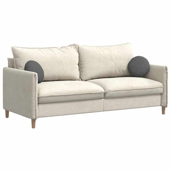 vidaXL Cuscini per Seduta 2 pcs Grigio scuro &Oslash;30 x 13 cm Tessuto