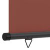 vidaXL Tendalino Laterale per Balcone 125x250 cm Marrone