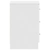 vidaXL Comodini 2 pz Bianco 38x35x56 cm in Legno Ingegnerizzato