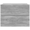 vidaXL Comodino Grigio Sonoma 40x30x30 cm in Legno Multistrato