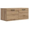 vidaXL Armadietto a muro A parete Rovere artigianale 80 x 36,5 x 35 cm