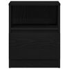 vidaXL Armadio da Notte Rovere Nero 40 x 40 x 50 cm Legno multistrato