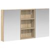 vidaXL Set di Armadi da Bagno 3 pz 90 x 10,5 x 50 cm
