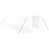 vidaXL Serra con Telaio in Acciaio Bianco 36 m&sup2; 12x3x2 m