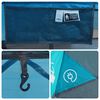 vidaXL Tenda da Campeggio per 2 Persone Blu Impermeabile