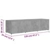 vidaXL Mobile Porta TV Grigio Cemento 120x34x30 cm Legno Multistrato