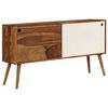 vidaXL Credenza in Legno Massello di Acacia 118x30x66 cm