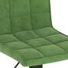 vidaXL Sgabello da Bar Verde Scuro in Velluto