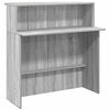 vidaXL Banco Reception Grigio Sonoma 200x50x103,5 cm Legno Multistrato