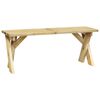 vidaXL Panca da Giardino 110 cm in Legno di Pino Impregnato