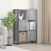 vidaXL Armadio per Libri Grigio Sonoma 68 x 30 x 108.5 cm