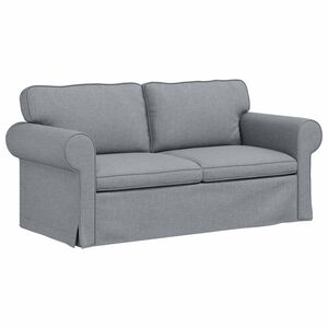 vidaXL Divano Grigio chiaro 175 x 82 x 80 cm Tessuto