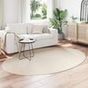 vidaXL Tappeti per area Ovale HUARTE Beige 230 x 160 cm