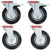 vidaXL Rotelle Girevoli 4 pz 200 mm