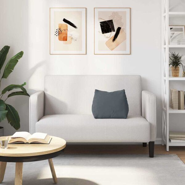 vidaXL Cuscino per Schiena Grigio scuro 45 x 20 x 35 cm