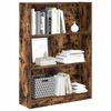 vidaXL Libreria Rovere Fumo 80x24x109 cm in Legno Multistrato