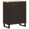 vidaXL Credenza con Ripostiglio Marrone 60 x 33,5 x 75 cm