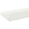 vidaXL Mensola sospesa 3 pcs Bianco 40 x 9 x 2,5 cm Acciaio