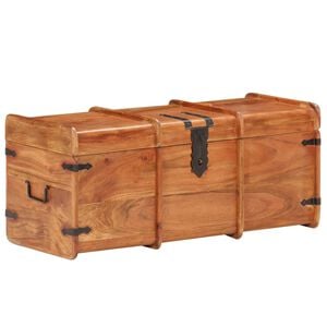 vidaXL Baule 90x40x40 cm in Legno Massello di Acacia