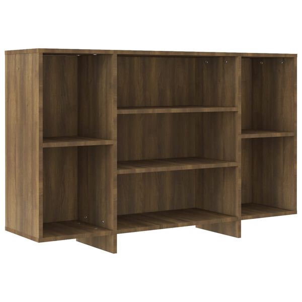 vidaXL Credenza Marrone Rovere 120x30x75 cm in Truciolato