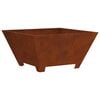 vidaXL Braciere Ruggine 60 x 60 x 30 cm