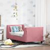 vidaXL Struttura letto per bambini con testata Rosa 70 x 140 cm