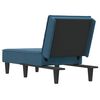 vidaXL Chaise Longue in Velluto Blu