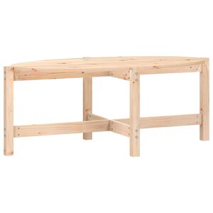 vidaXL Tavolino da Salotto 118x63x45 cm in Legno Massello di Pino