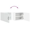 vidaXL Mobile da cucina 2 pcs Bianco Lucido 50 x 31 x 40 cm