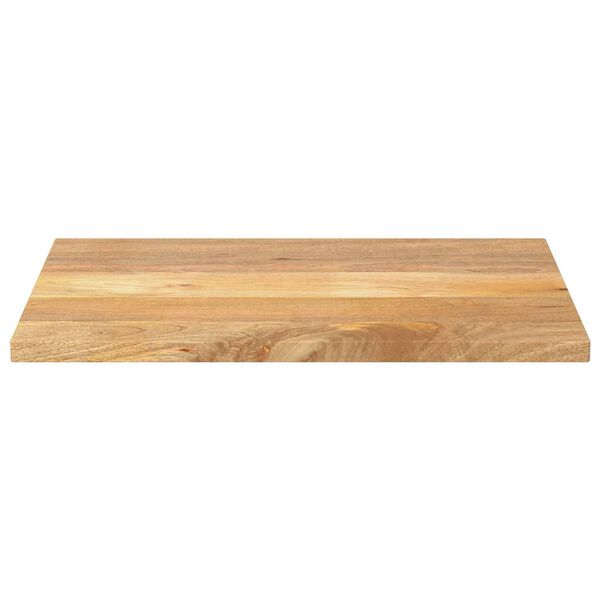 vidaXL Piano per Tavolo 80x60x2,5 cm Rettangolare Legno Massello Mango