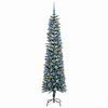 vidaXL Albero di Natale artificiale con 300 LED Verde 180 cm