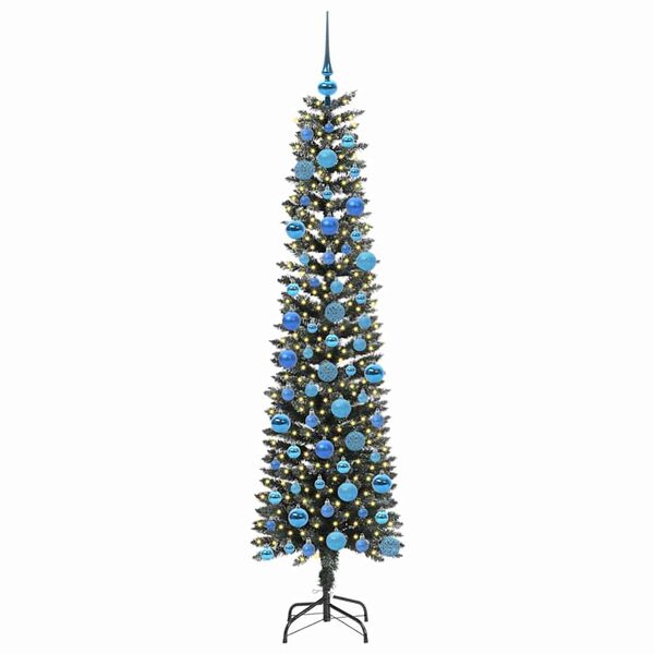 vidaXL Albero di Natale artificiale con 300 LED Verde 180 cm